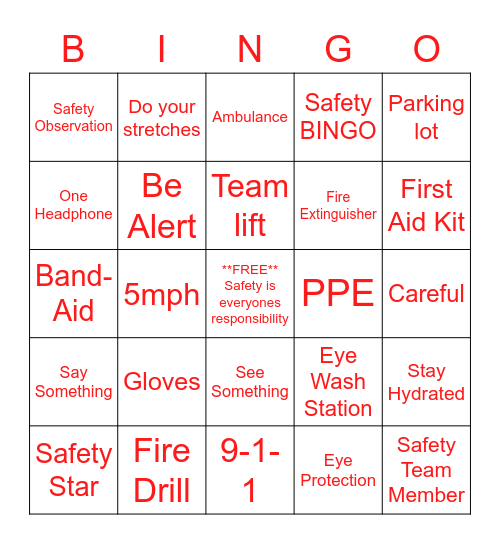 Phizzy Bingo Card Bingo Card