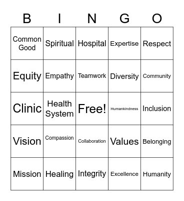 HR Summit Bingo Card