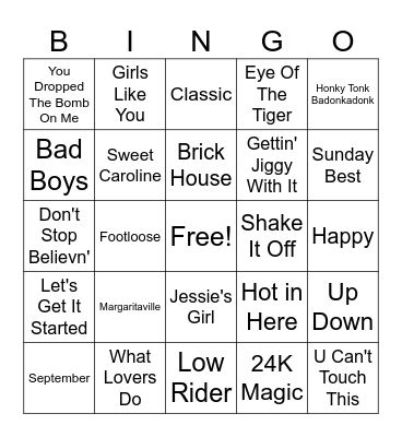 BINGO-1 Bingo Card
