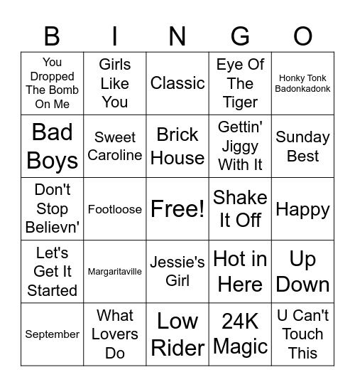 BINGO-1 Bingo Card