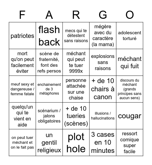 Far Cry 6 Bingo Card