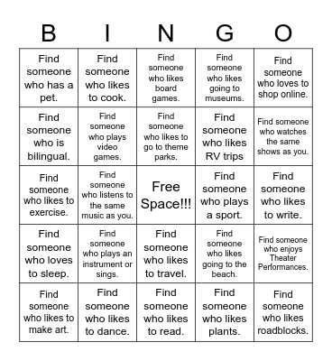 Identity Bingo 2: Electric Boogaloo Bingo Card