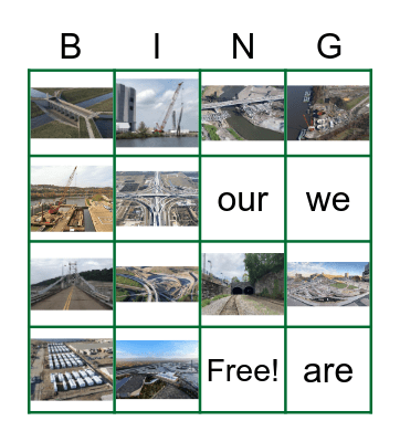 S & Bingo Card