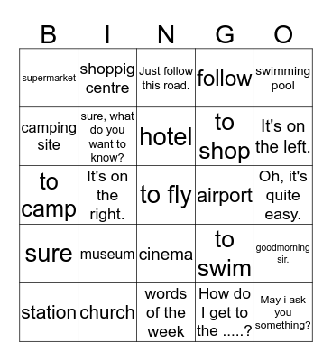 Europa week 4 Bingo Card