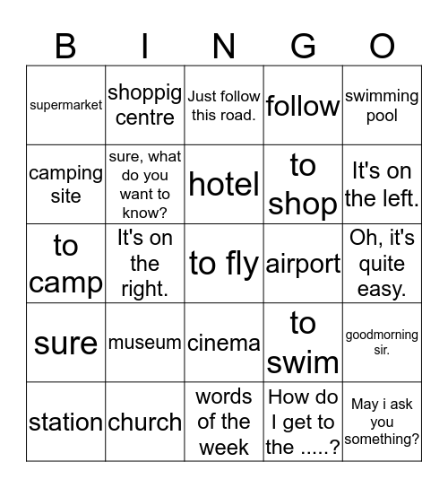 Europa week 4 Bingo Card