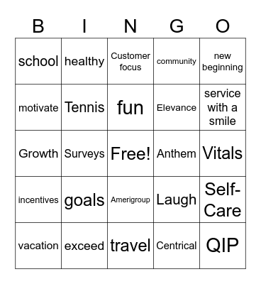 Hello August Bingo Card