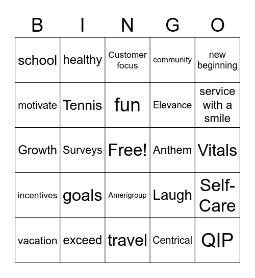 Hello August Bingo Card