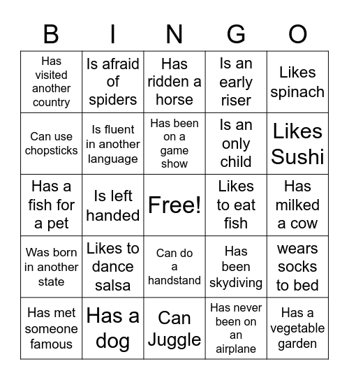 The Ultimate Night of Appreciation Bingo Card