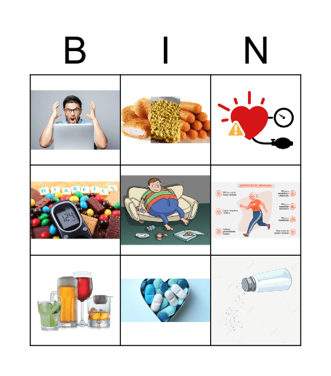 BINGO DA MELHOR IDADE Bingo Card