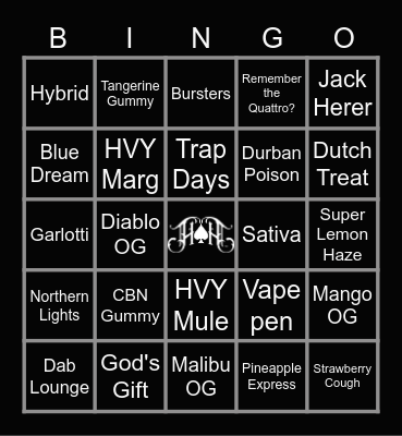 HEAVY HITTERS Bingo Card