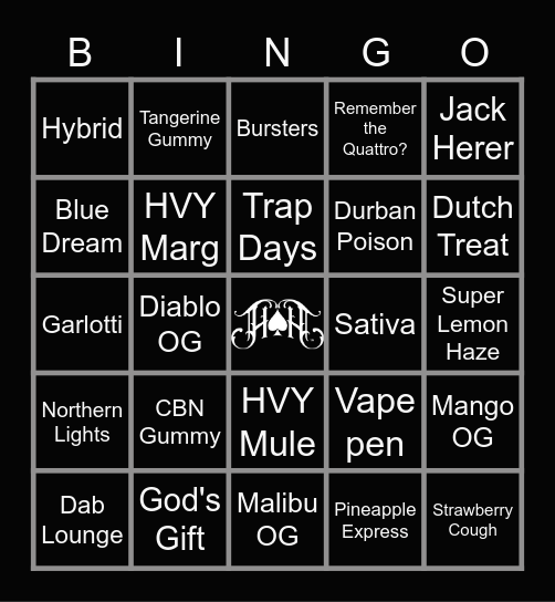 HEAVY HITTERS Bingo Card