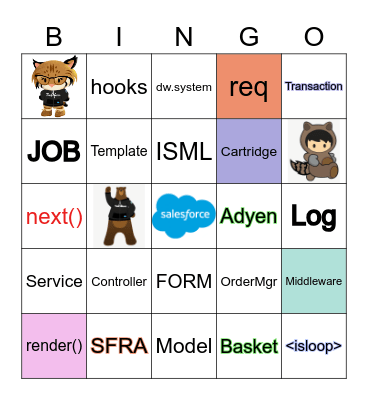 Tech Academy Bingo Card