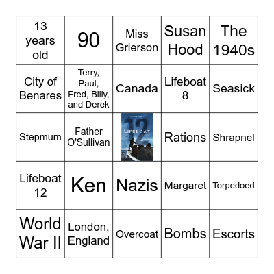 Lifeboat 12 Bingo Card