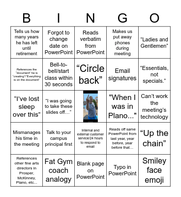 JT Bingo 2022 Bingo Card