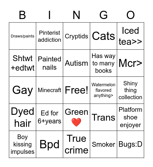Will bingo Card