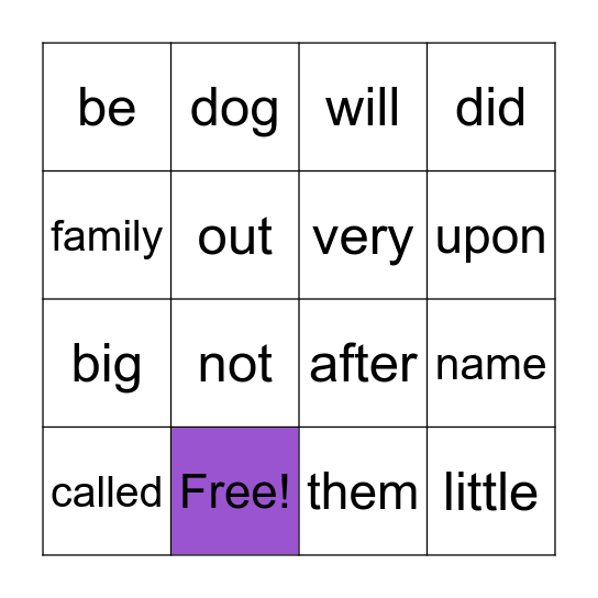 Oxford 61-80 plus 5 extras Bingo Card