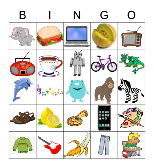 Los Cognados Bingo Card