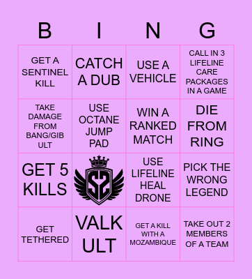 APEX BINGO Card