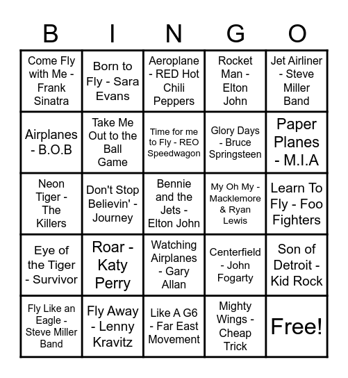 AvBINGO Card