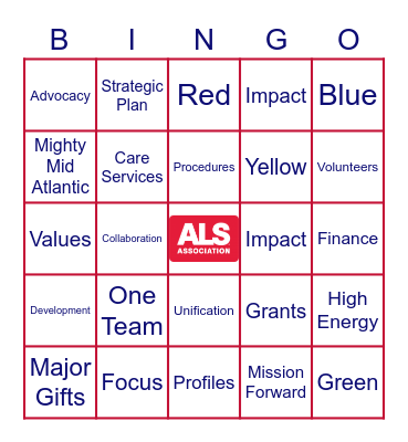 Mighty Mid Atlantic Staff Retreat Bingo Card