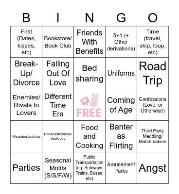 SOOBFEST Bingo Card