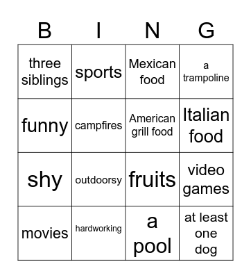 Micah Botticelli Bingo Card