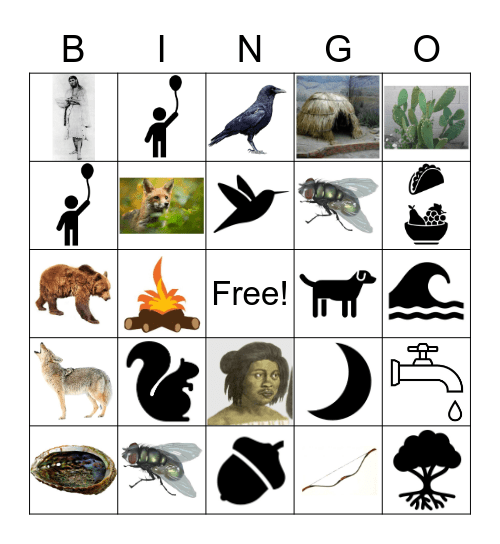 Chamtéela Bingo Card