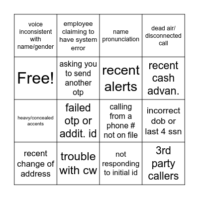 PIRATES OF THE DENMARK Bingo Card