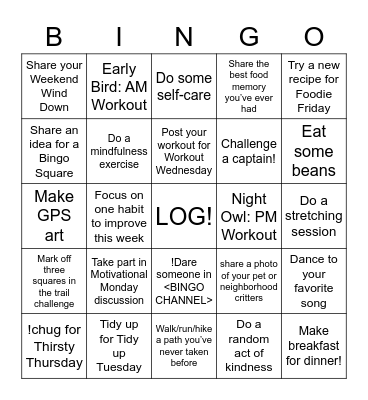 CRETACEOUS BINGO Card