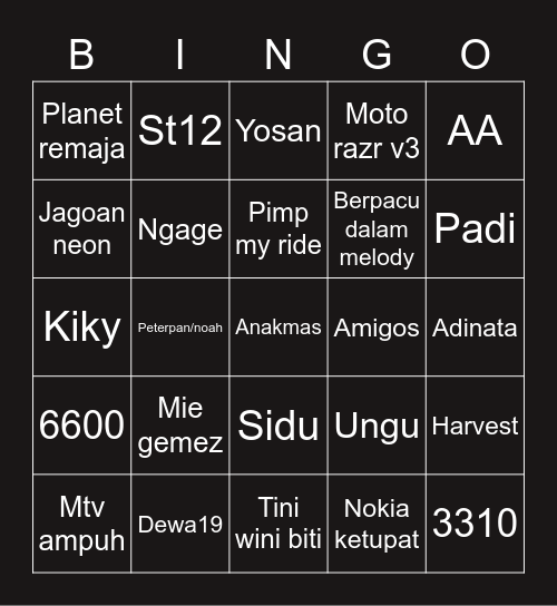 Sungjin3tp Bingo Card
