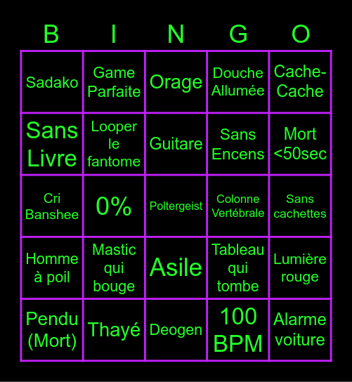 BINGO VIEWER MRTIBOUTE Bingo Card