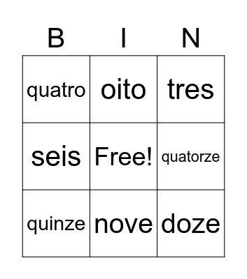 Bingo: mmc e mdc Bingo Card