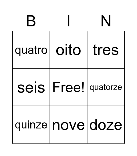 Bingo: mmc e mdc Bingo Card
