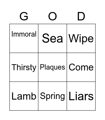 A New Home Bingo Card