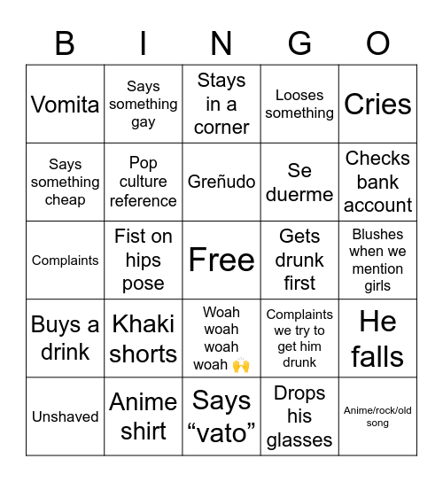 Christian Bingo Card