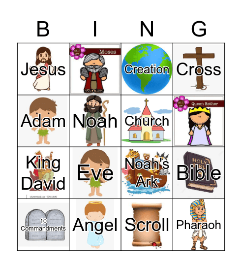 Bible Bingo Card