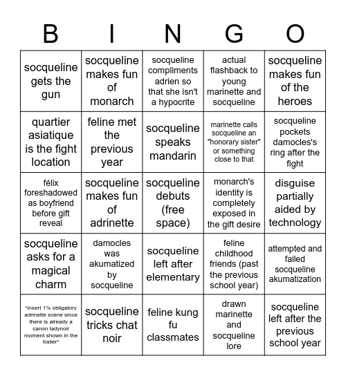 jubilation bingo Card