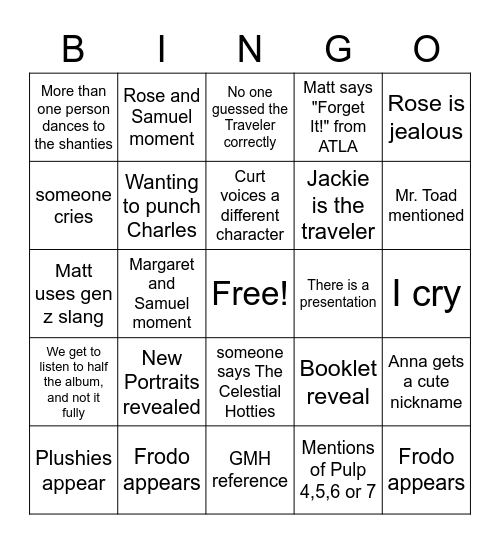 B(rick)ngo Bingo Card