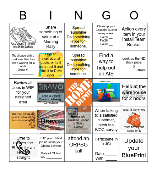 Turn up the HEAT IC Bingo Card