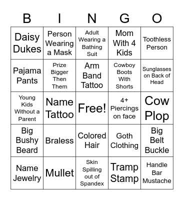 Related Bingo Cards