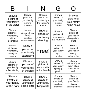 DID Days BINGO Card