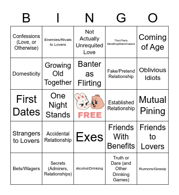 MINSUNG Bingo Card