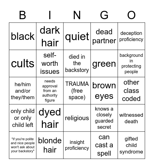 saga pc bingo Card