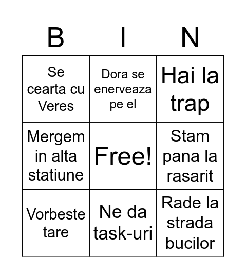 Victor.exe Bingo Card