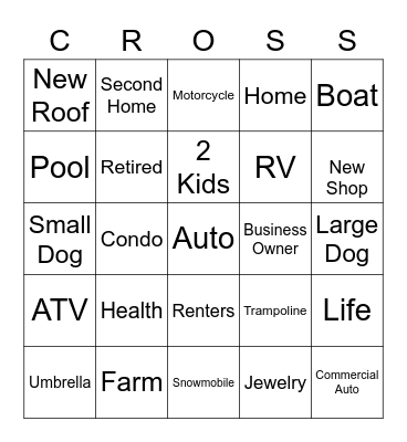 OnPoint Bingo Card