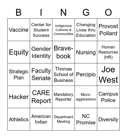 Braves Kickoff Bingo 2022 Bingo Card