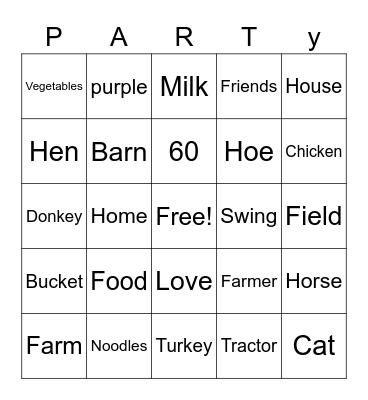 Happy birthday!! Bingo Card