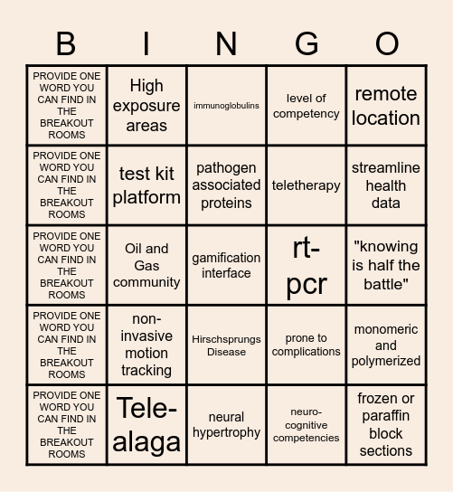 TeknoLusugan Zoom Bingo! - Day 2 Bingo Card