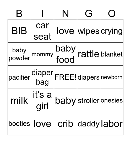 Briana Breshae is Coming Bingo Card