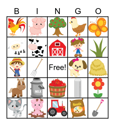 FARM & BARN FEST Bingo Card